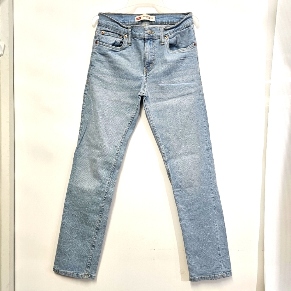Levi's Women's 502 light wash regular tapered denim  jeans 16 regular  W28 x L28